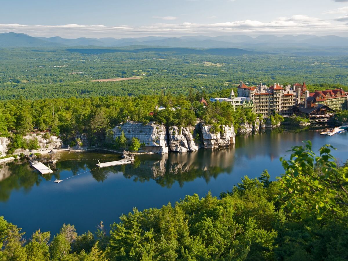 Lake Mohonk and the Shawangunk Ridge