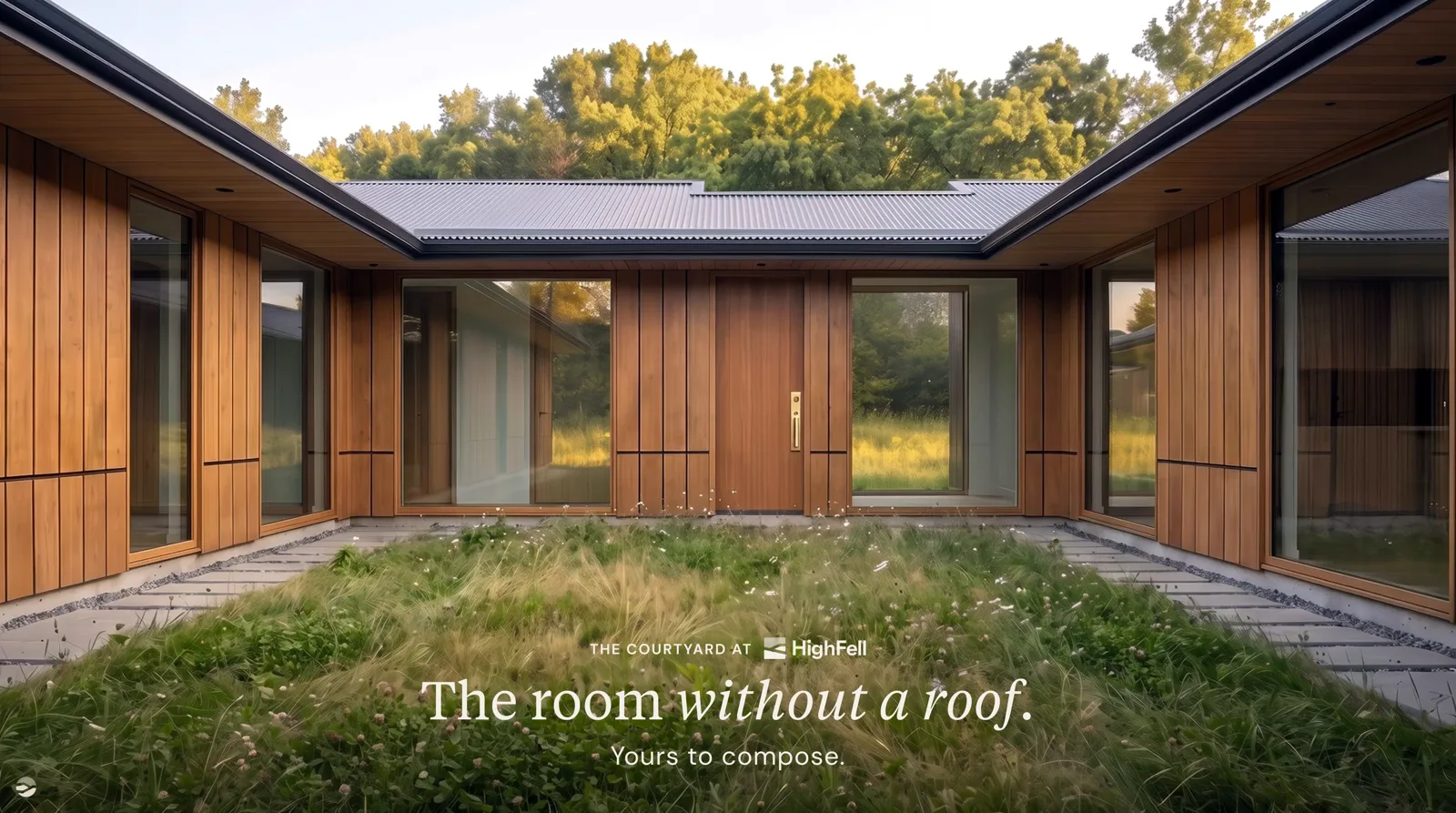 The room without a roof. Yours to compose.