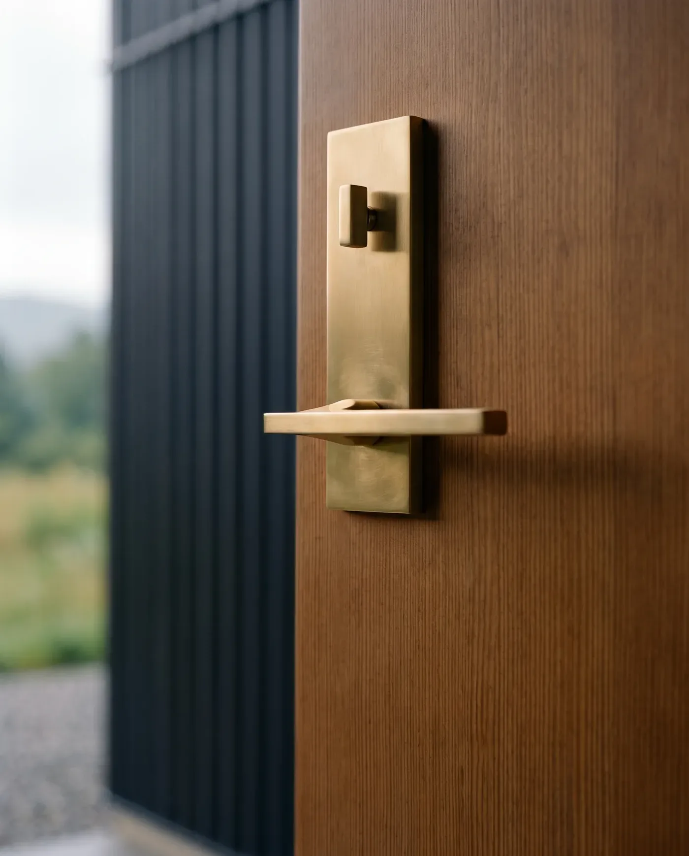 The first thing you touch — solid forged brass