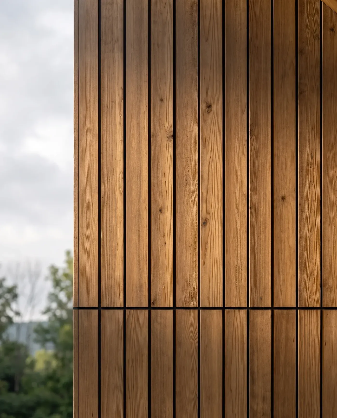 Ten inches wide — the cladding