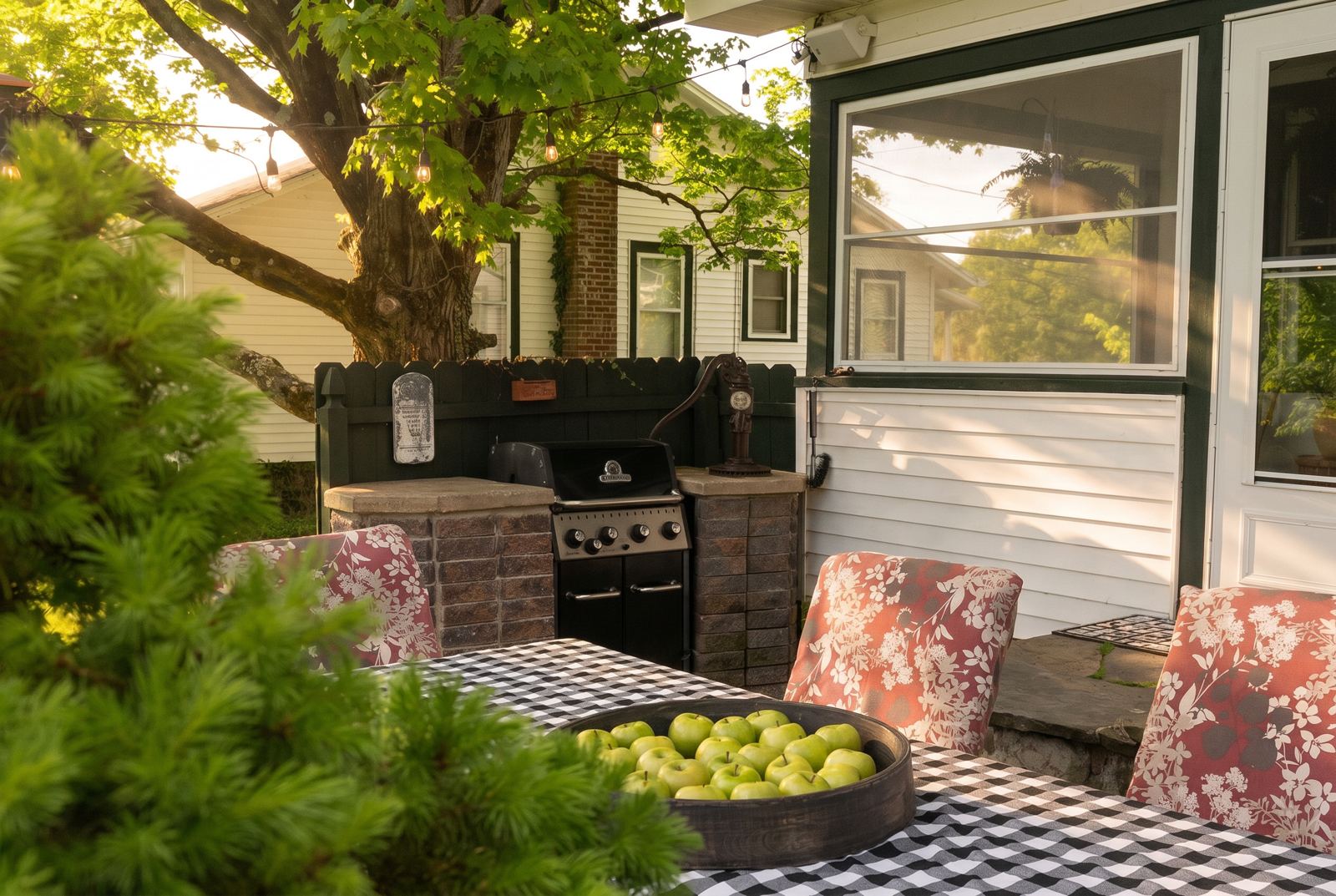 Editorialized — outdoor space at golden hour