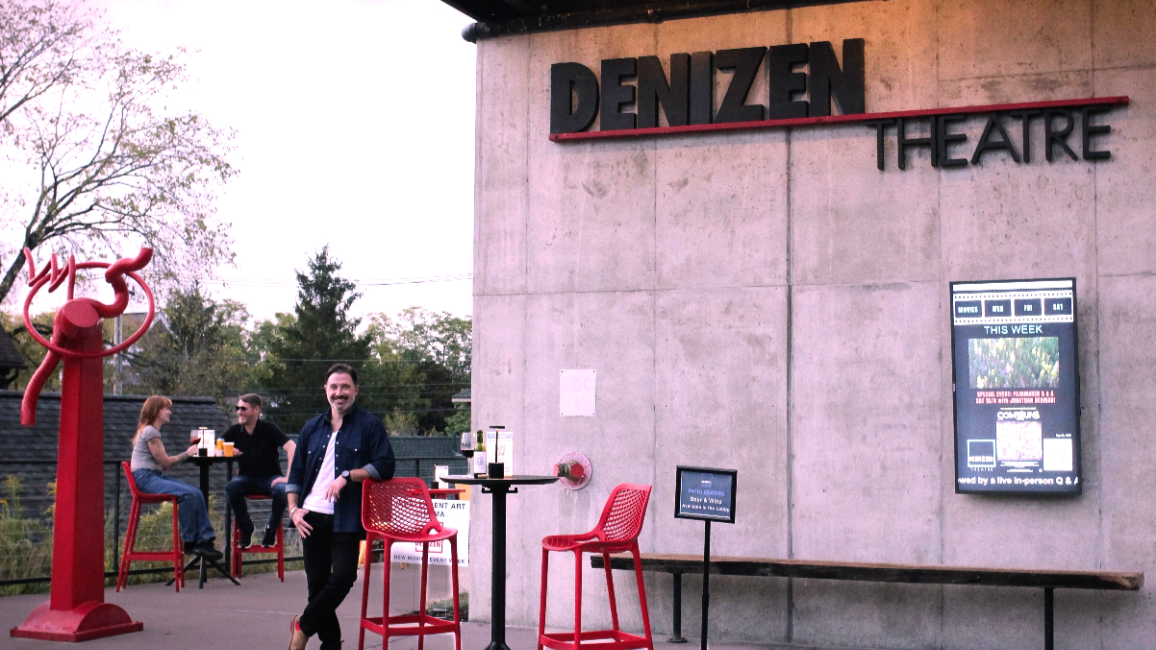 DENIZEN Theatre at Water Street Market — Lipstein's concrete-glass-metal black box with a living green roof, opened September 2018